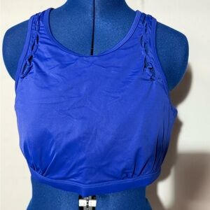Athleta Blue Swim top